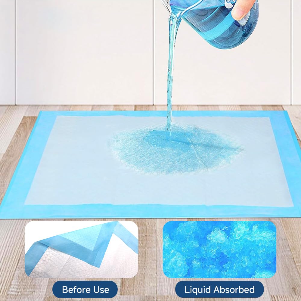 100 Count 22    x 22    Disposable Dog Pee Pads, Super Absorbent Leakproof Puppy Pads Quick Drying, Pee Pads for Dogs, Potty Dog