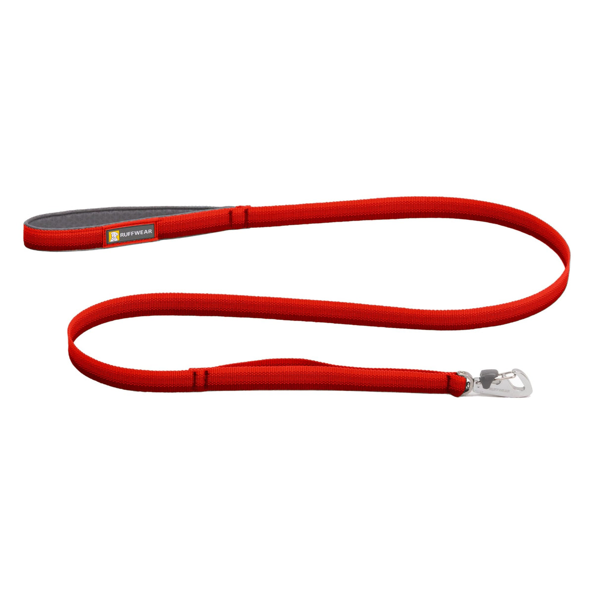 Ruffwear, Front Range Dog Leash, 5 Ft Lead With Padded Handle For Everyday Walking, Red Canyon