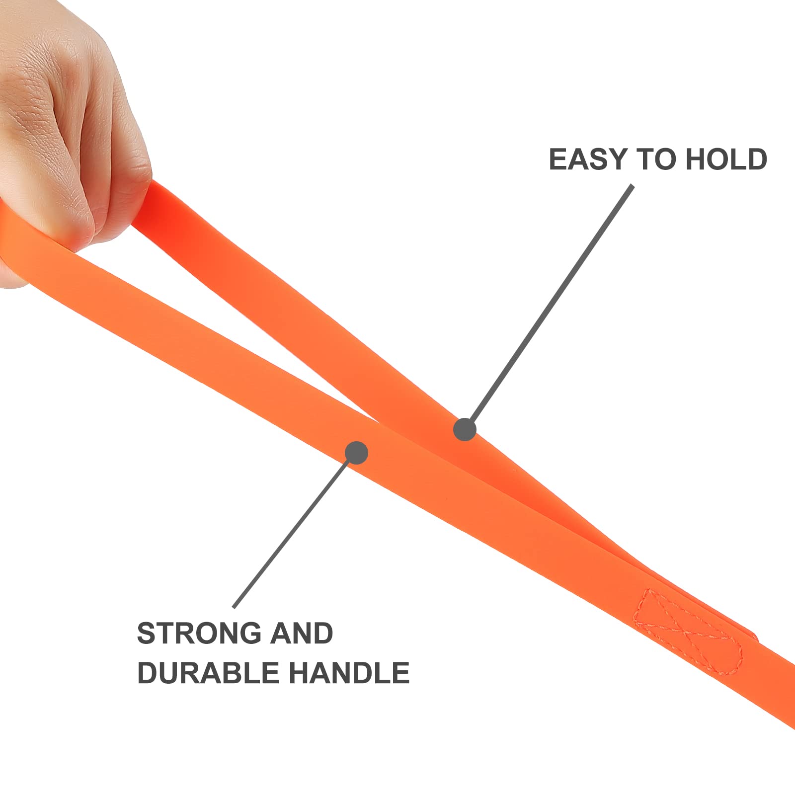 Waterproof Long Leash Durable Dog Recall Training Lead Great For Outdoor Hiking, Training, Yard, Beach And Swimming (Orange, 10F