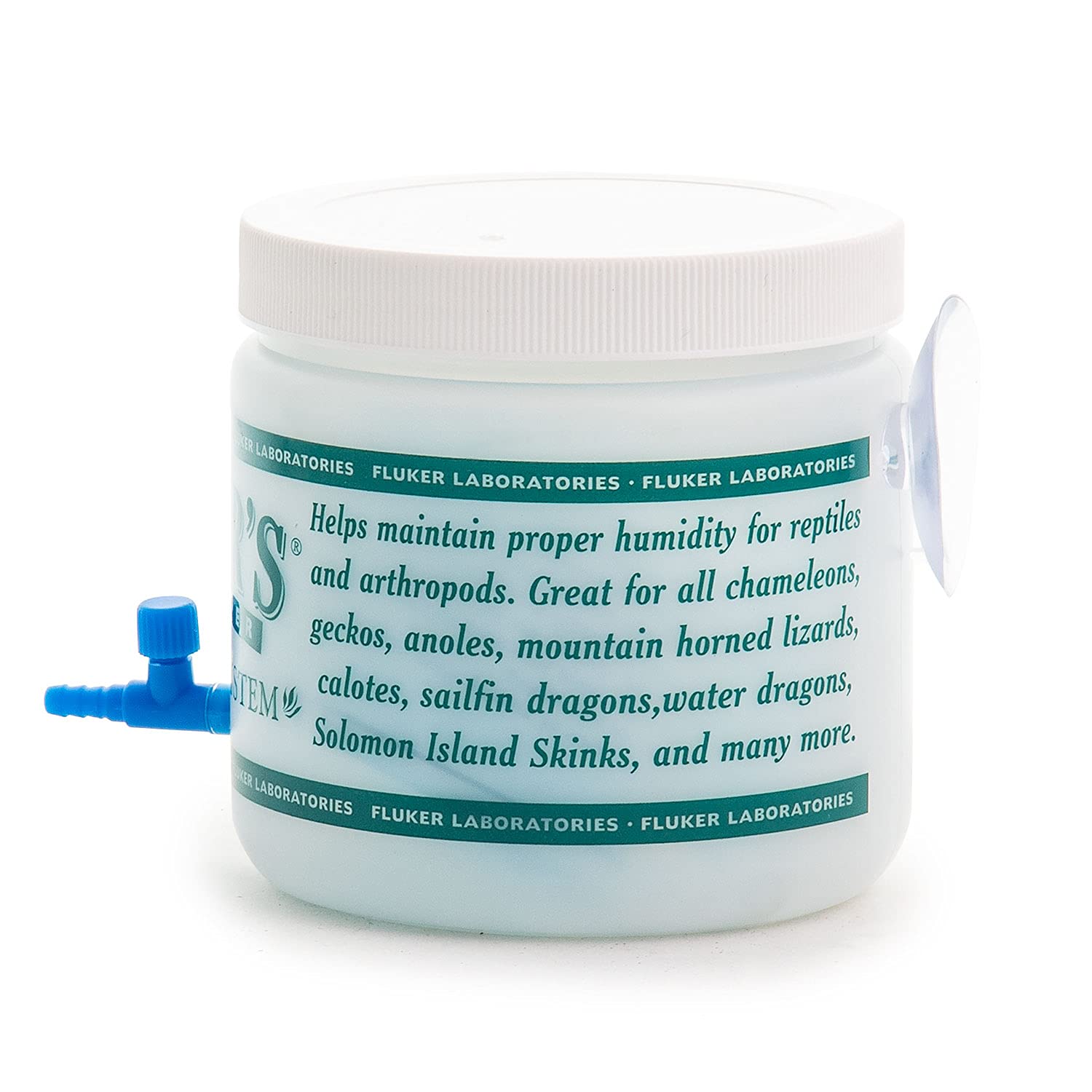 Fluker's Mini Dripper Reptile Water Drip System, 12 oz, Black, Model 35003