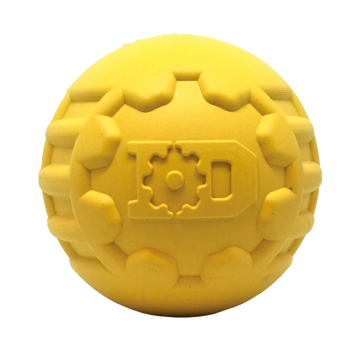 Sodapup Industrial Dog Gear Ball – Durable Ball Toy, Chew Toy, & Treat Dispenser Made In Usa From Non-Toxic, Pet-Safe, Food Safe Natural Rubber Material For Bonding, Mental & Physical Exercise, & More