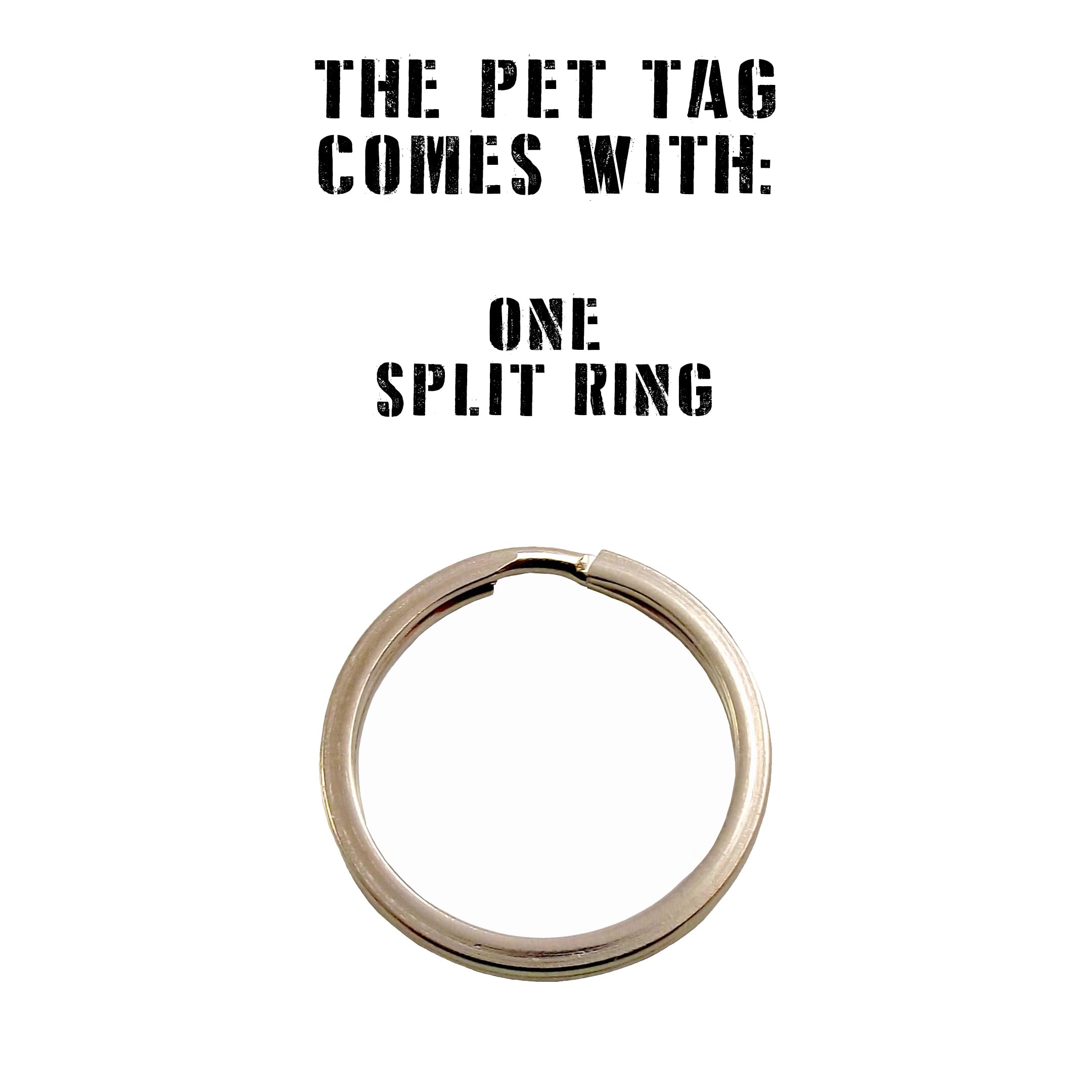 Seizures Medical Alert Pet Id Tags, Custom Printed And Laser Engraved, Stainless Steel Bone Shape Includes Split Ring And Silencer
