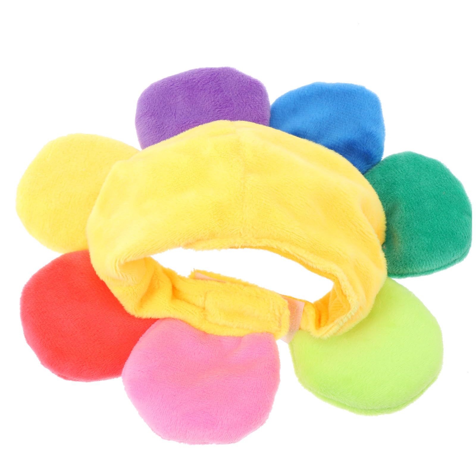 2 Pcs Pet Sunflower Hat: Pet Costume Hats Sun Flower Headband Cap Party Costume Dog Hat Cute Headwear for Cats Kitten Puppy