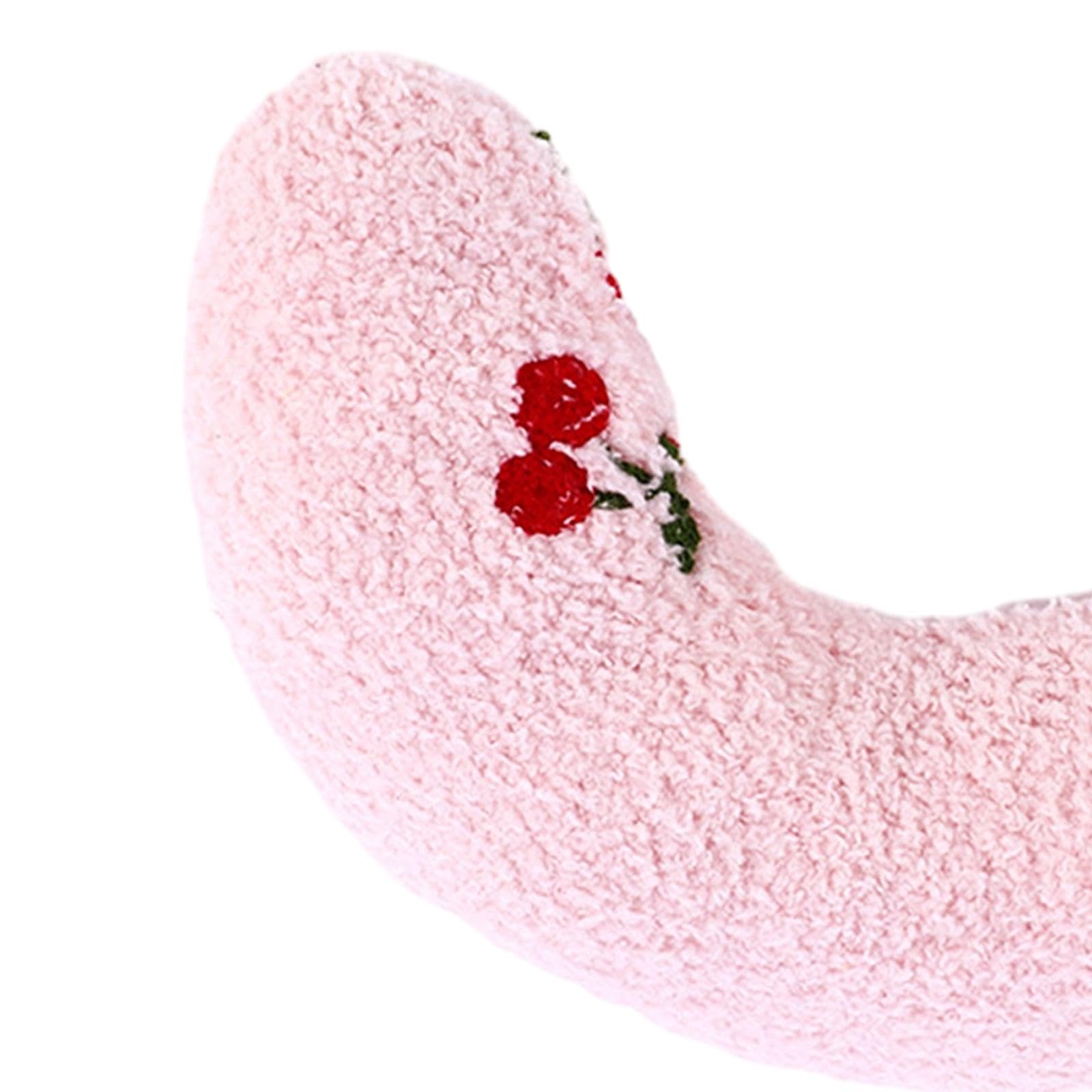 APIRILY Pet Neck Pillow Half Donut Cushion Sleep Pillow for Cat Kitty Small Dog Pink | Pet Supplies | Dog Supplies | Beds