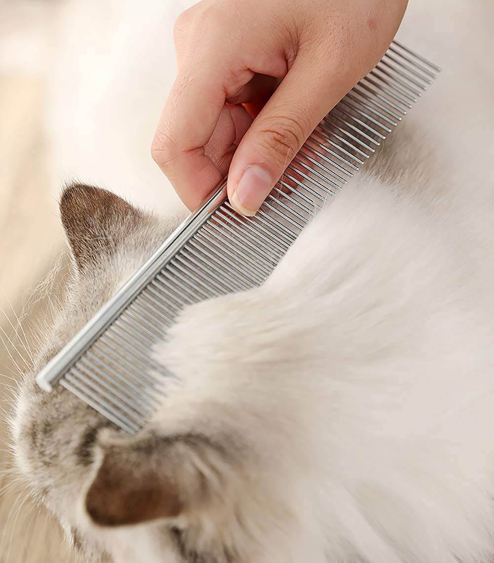 Maxshop Dog Grooming Scissors With Safety Round Tips, Heavy Duty Titanium Pet Grooming Trimmer Kit, Professional Thinning Shears, Curved Scissors With Comb For Dogs And Cats (Set Of 3)