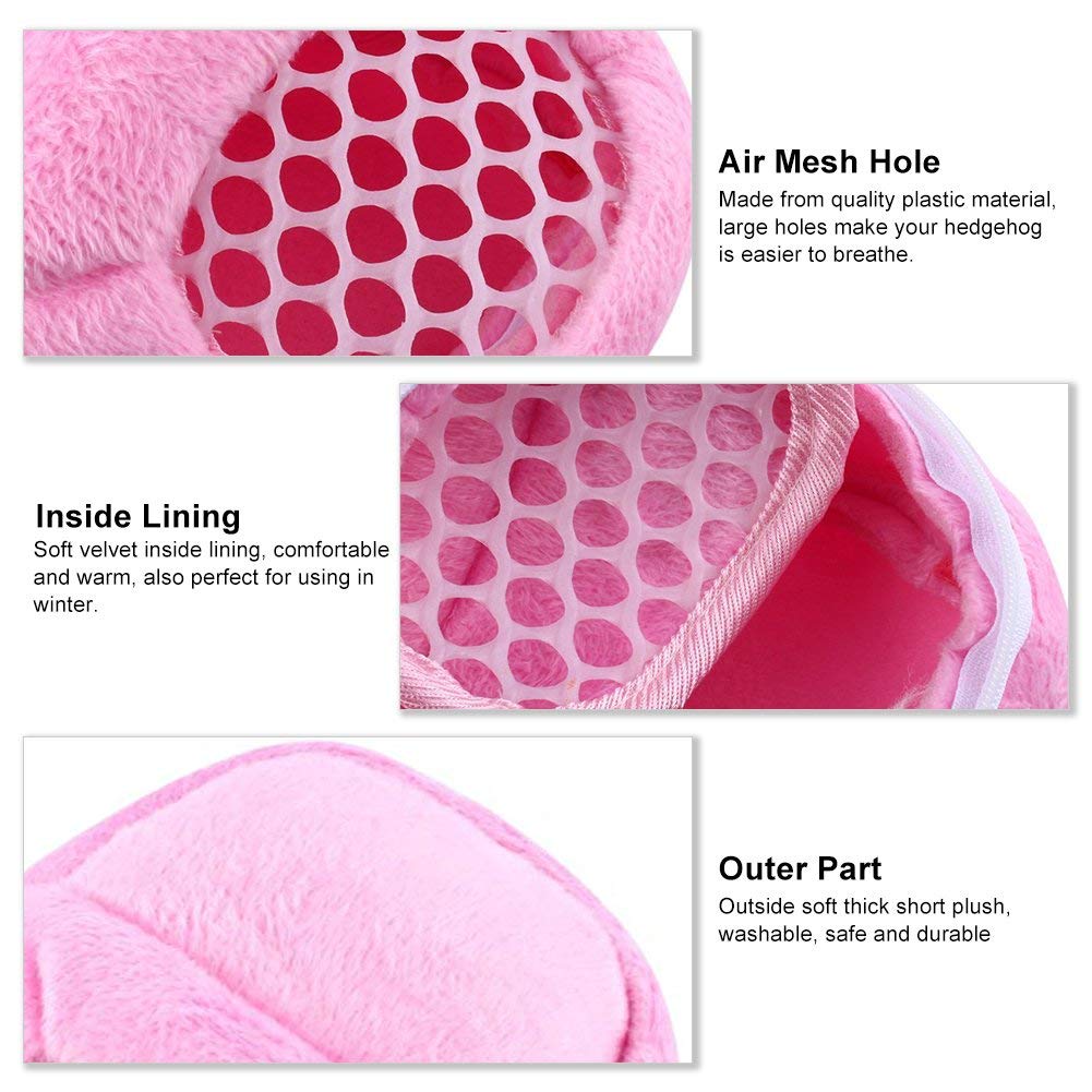 Pet Dog Carrier Bags,Portable African Hedgehog Hamster Breathable Bags,Handbags,Puppy Cat Travel Backpack(S Size:17X12Cm/6.7X4.7Inch)