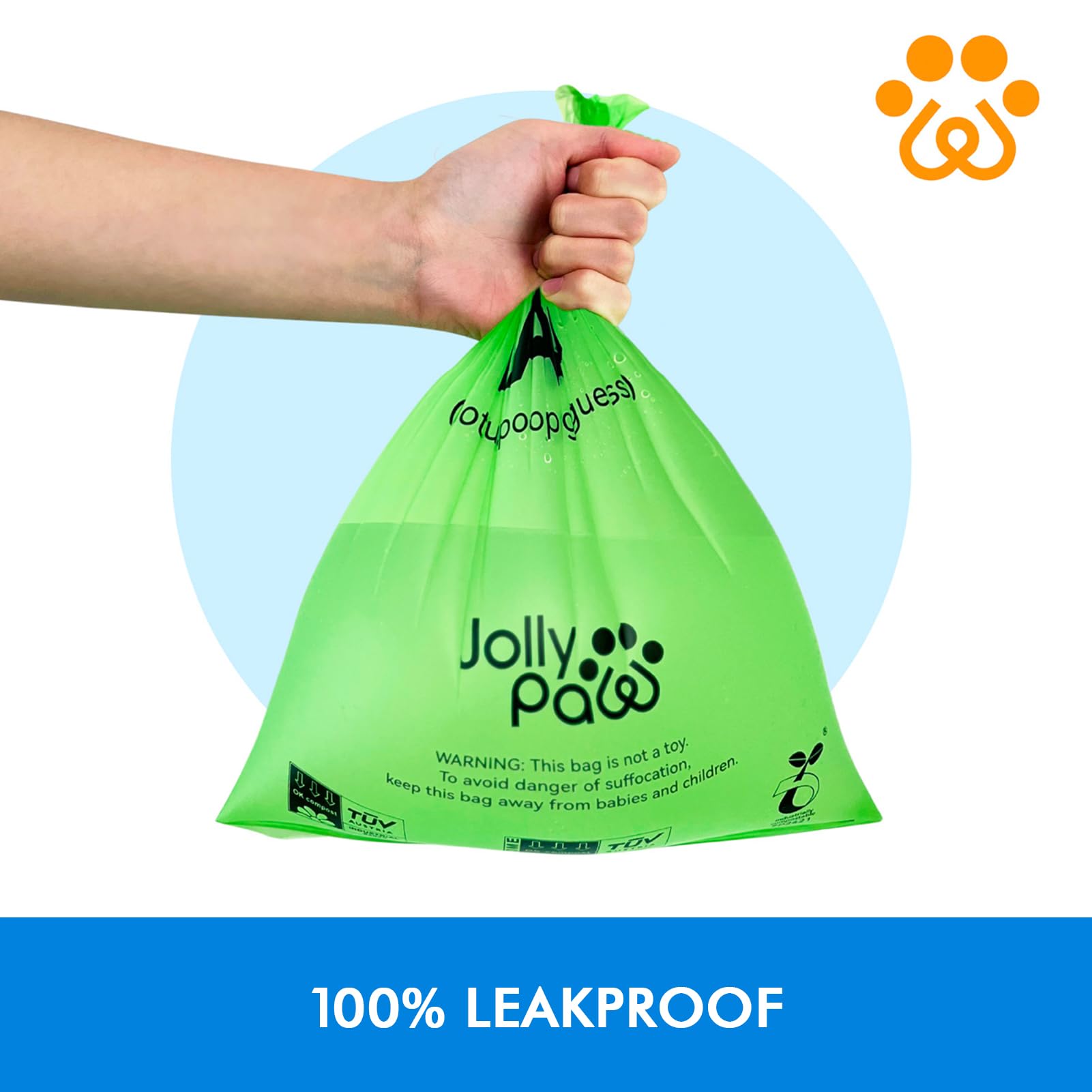 Dog Poop Bags With 1 Count Holder Scented, Leak Proof, Extra Thick And Large Poop Bags For Dogs, 240 Pieces (16 Rolls) 9'' X 13'
