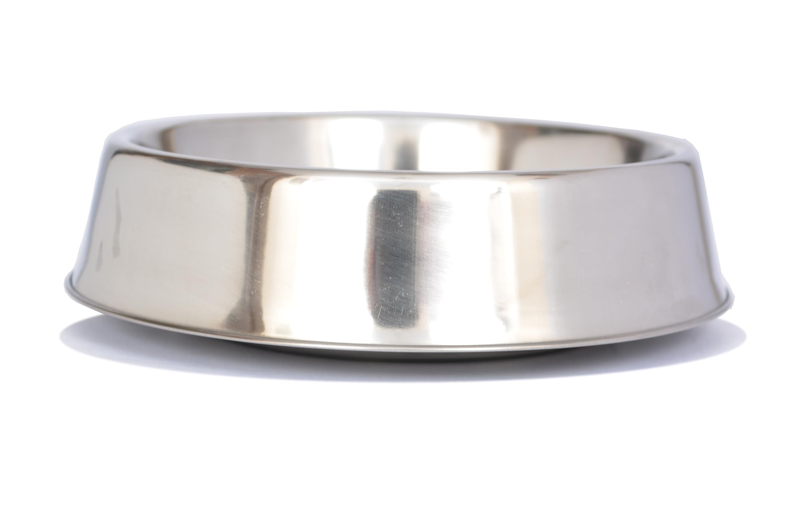 ICONIC PET 16 oz/ 2 Cup Stainless Steel Non Skid Pet Food/Water Bowl - Noise Free Ant Resistant Dog/Cat Feeding Bowl with Unique