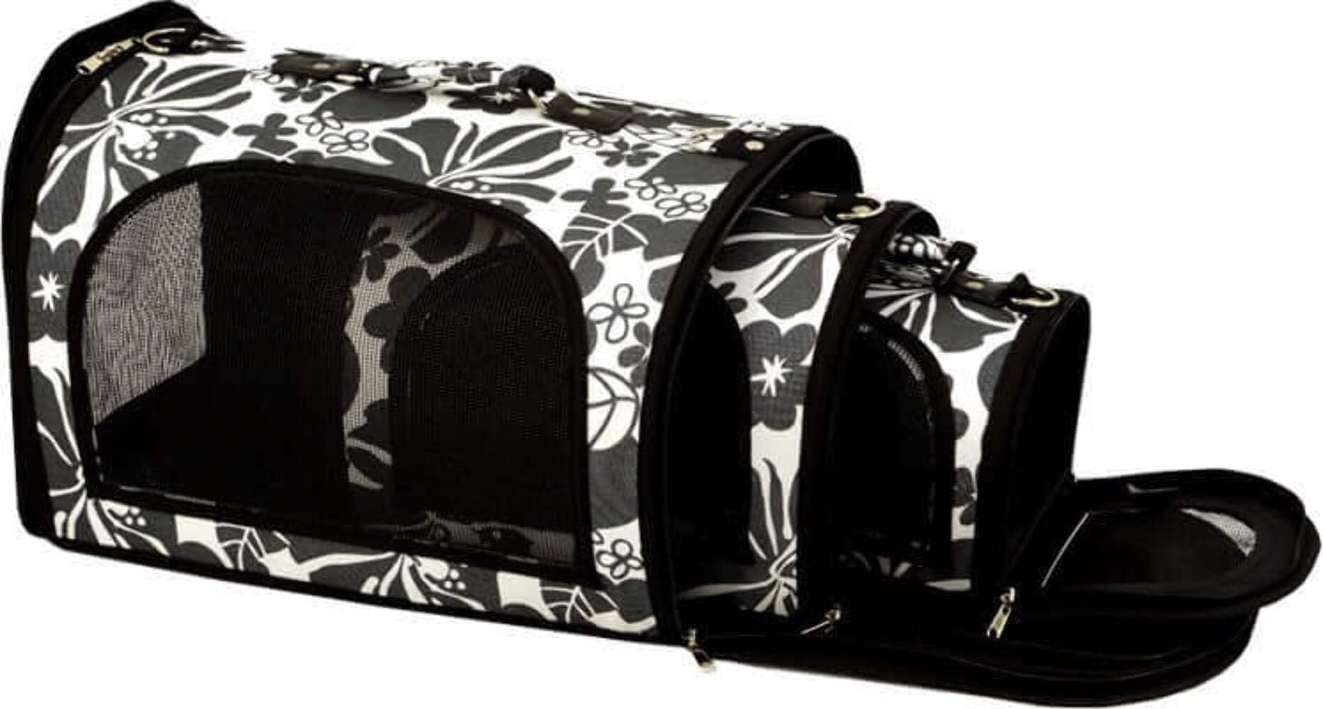 A&E Happy Beaks Large - Soft Sided Travel Carrier, TAN Leaf