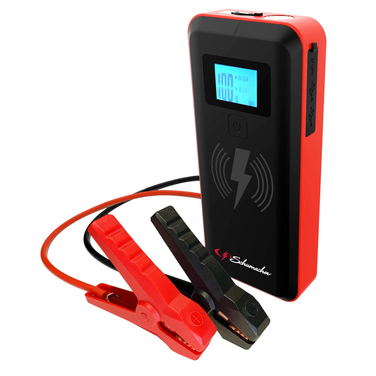 Schumacher Sl1643 Lithium Wireless Portable Power Pack And 2000A 12V Jump Starter, For 100L Gas  100L Diesel Engines - Jump Star