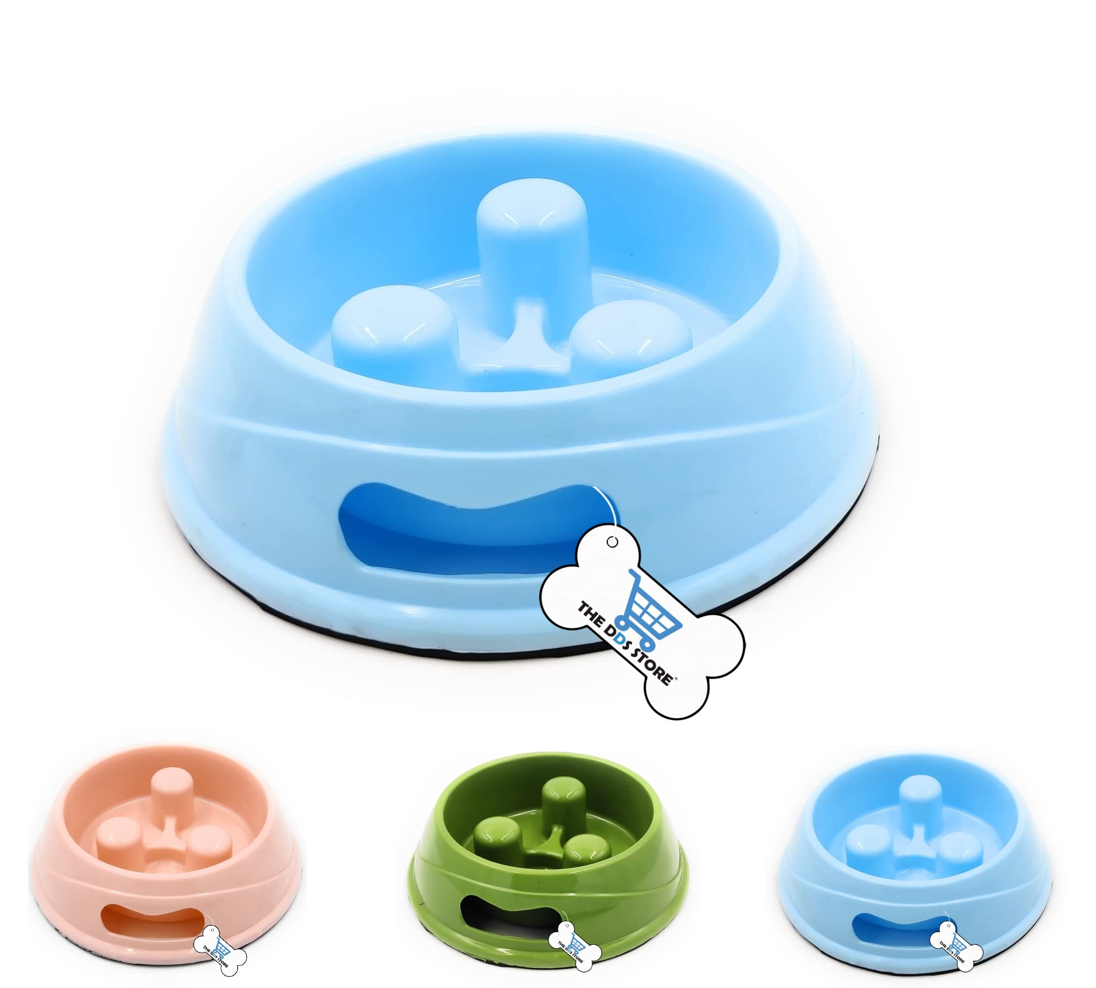The Dds Store Pets Slow Feeder Dog Bowls AntiChocking Slower Feeding Dog Puzzle Bowl Puppy Slow Eating Dog Bowl NonSlide Lick 