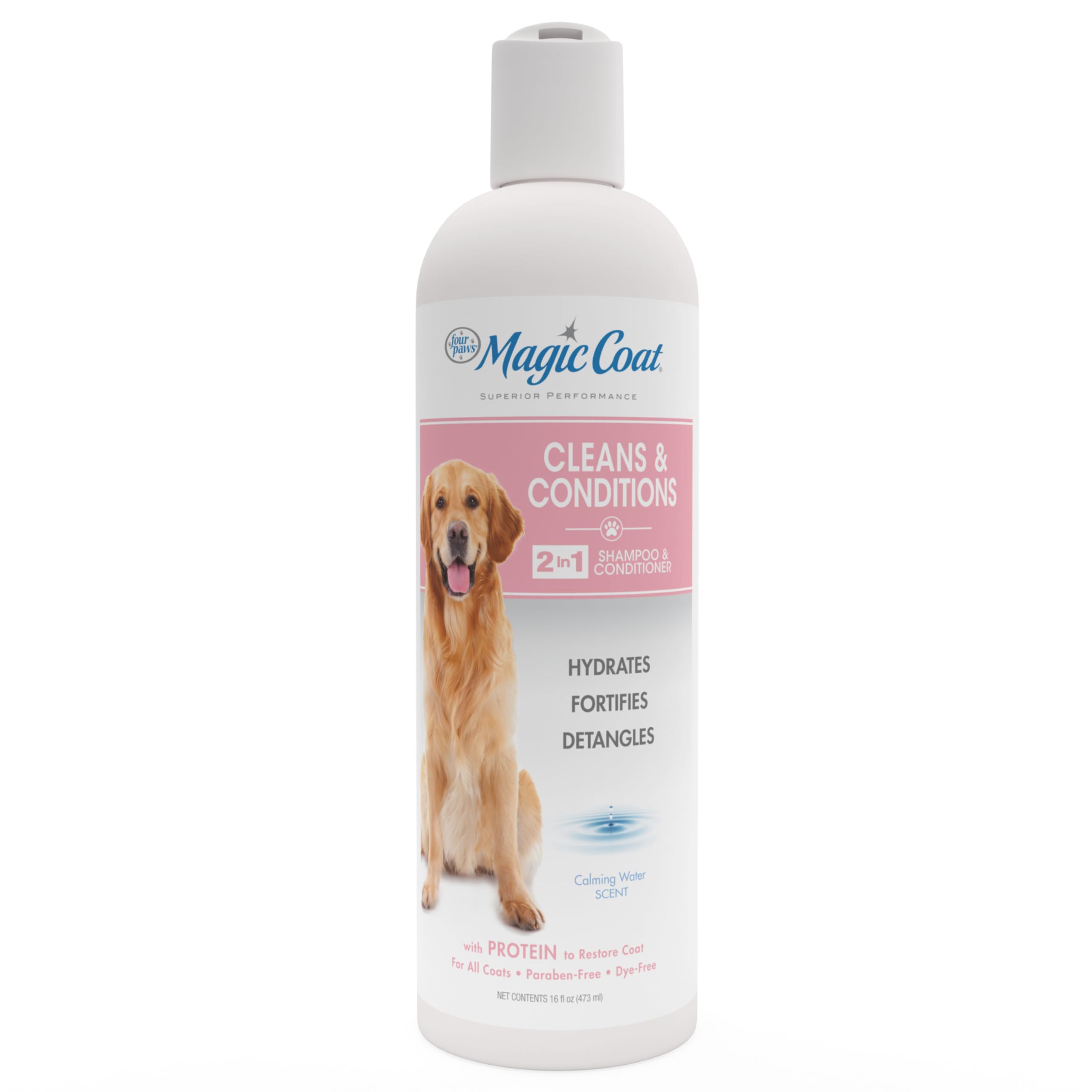 Four Paws Magic Coat Cleans & Conditions Dog 2 In 1 Shampoo And Conditioner Dog 2 In 1 Shampoo & Conditioner 16 Ounces (1 Count)