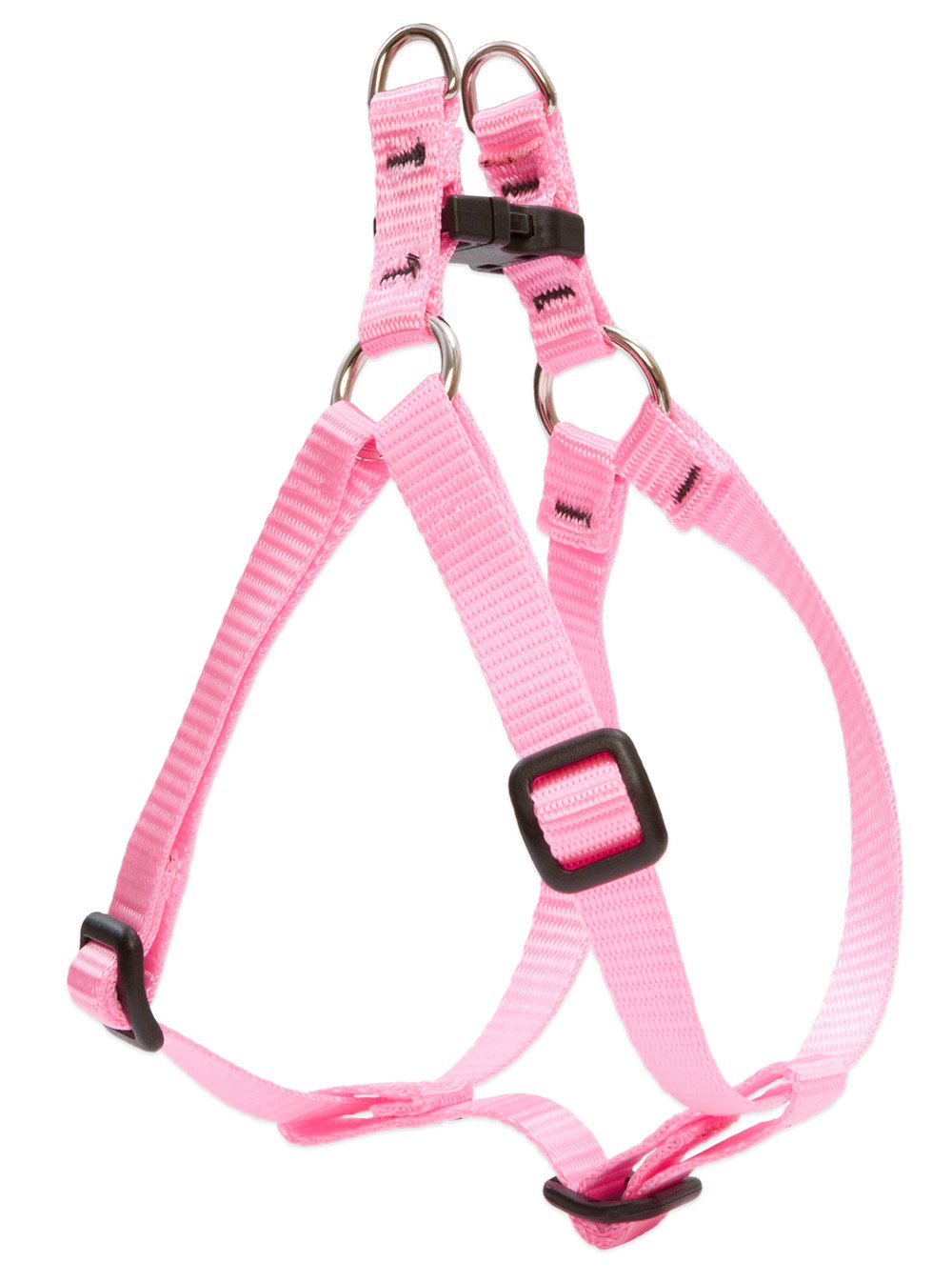 Lupinepet Basics 1/2' Pink 12-18' Step In Harness For Small Dogs