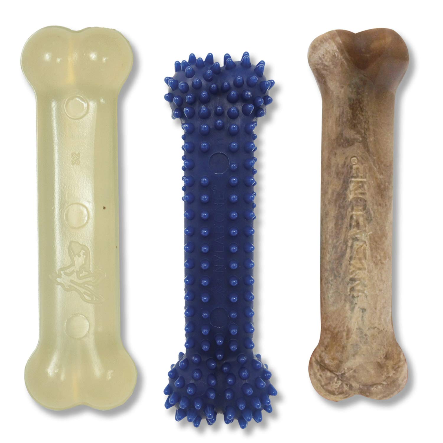 Nylabone Extra Small Dog Chew Toy Value - 3 Pack