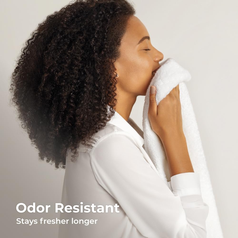 Cariloha Washcloth | Harbor Gray | 12''X12'' | Turkish Cotton & Viscose Material Blend | Extra Smooth And Highly Absorbent