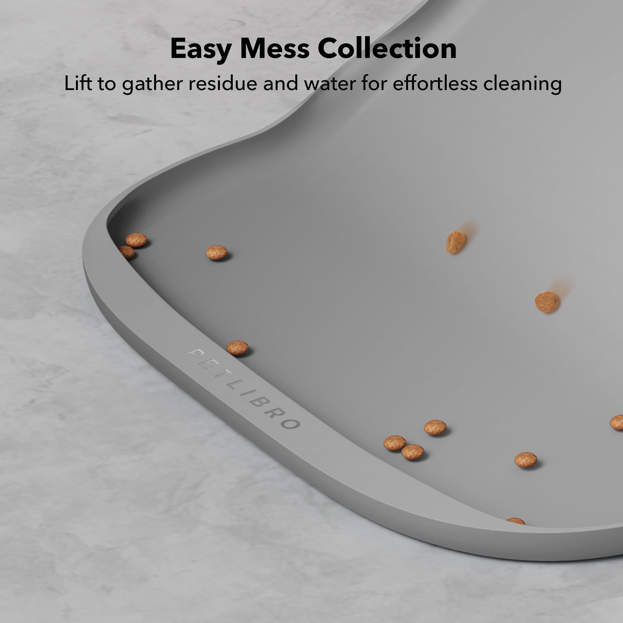 Petlibro Pet Mats For Dogs And Cats, Extra Large Dog Bowl Mat For Feeder Or Fountain, Non-Slip Waterproof Pet Feeding Mat For Pl