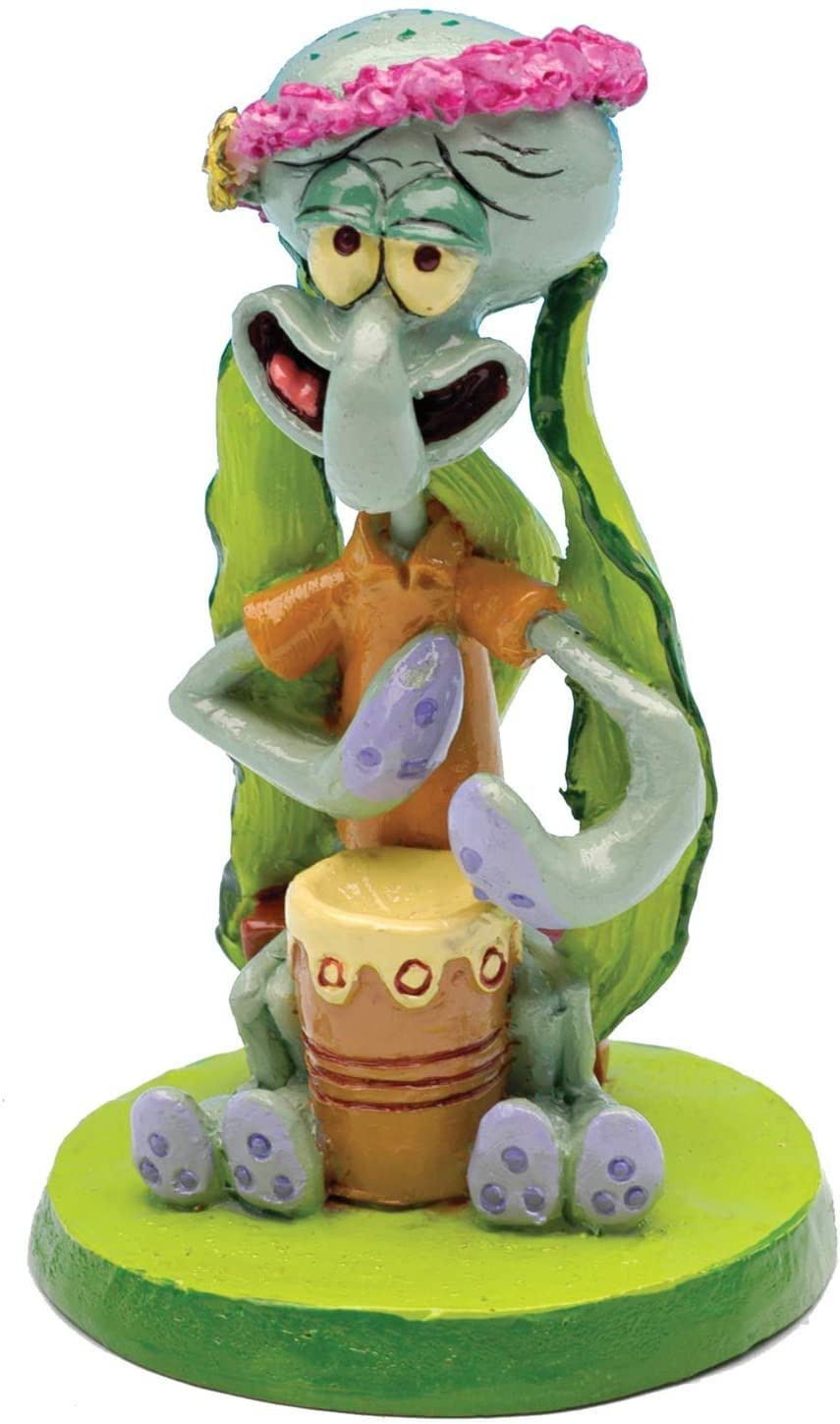 PennPlax Spongebob 7-Piece Officially Licensed Aquarium Ornament Set - Great for Saltwater and Freshwater Fish Tanks - Mini 2 Aq