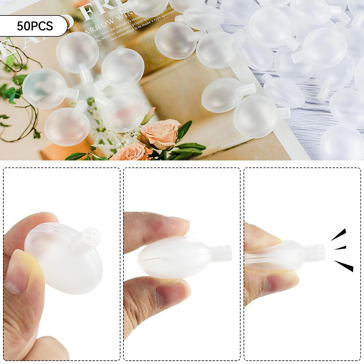 Yuntop 50Pcs Squeakers For Dog Toys, 30 Mm Noise Maker Insert Replacement For Pet Supply Cat Toys