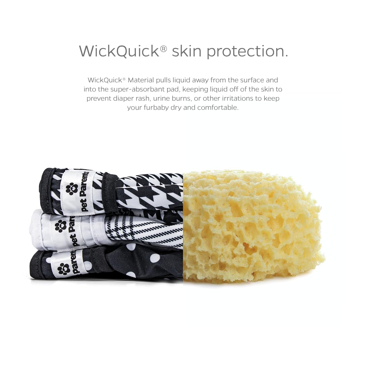 Pet Parents Washable Dog Diapers (3Pack) + Extendrs Of Durable Doggie Diapers, Premium Dog Diapers Female (X-Large, Luxe)