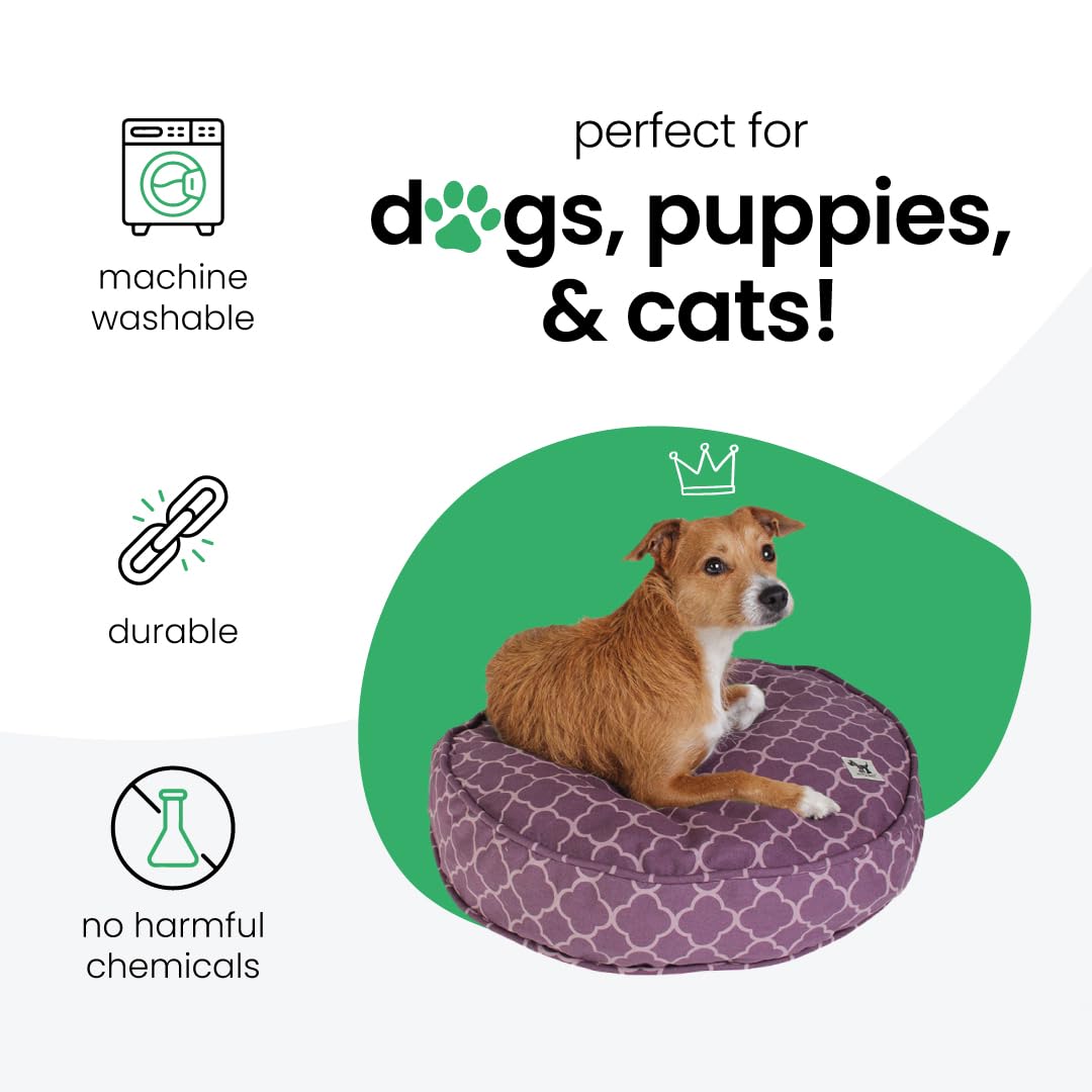 molly mutt Huge Dog Bed Cover - Royals Print - Measures 36    x 5 - 100% Cotton - Durable - Breathable - Sustainable - Machine W