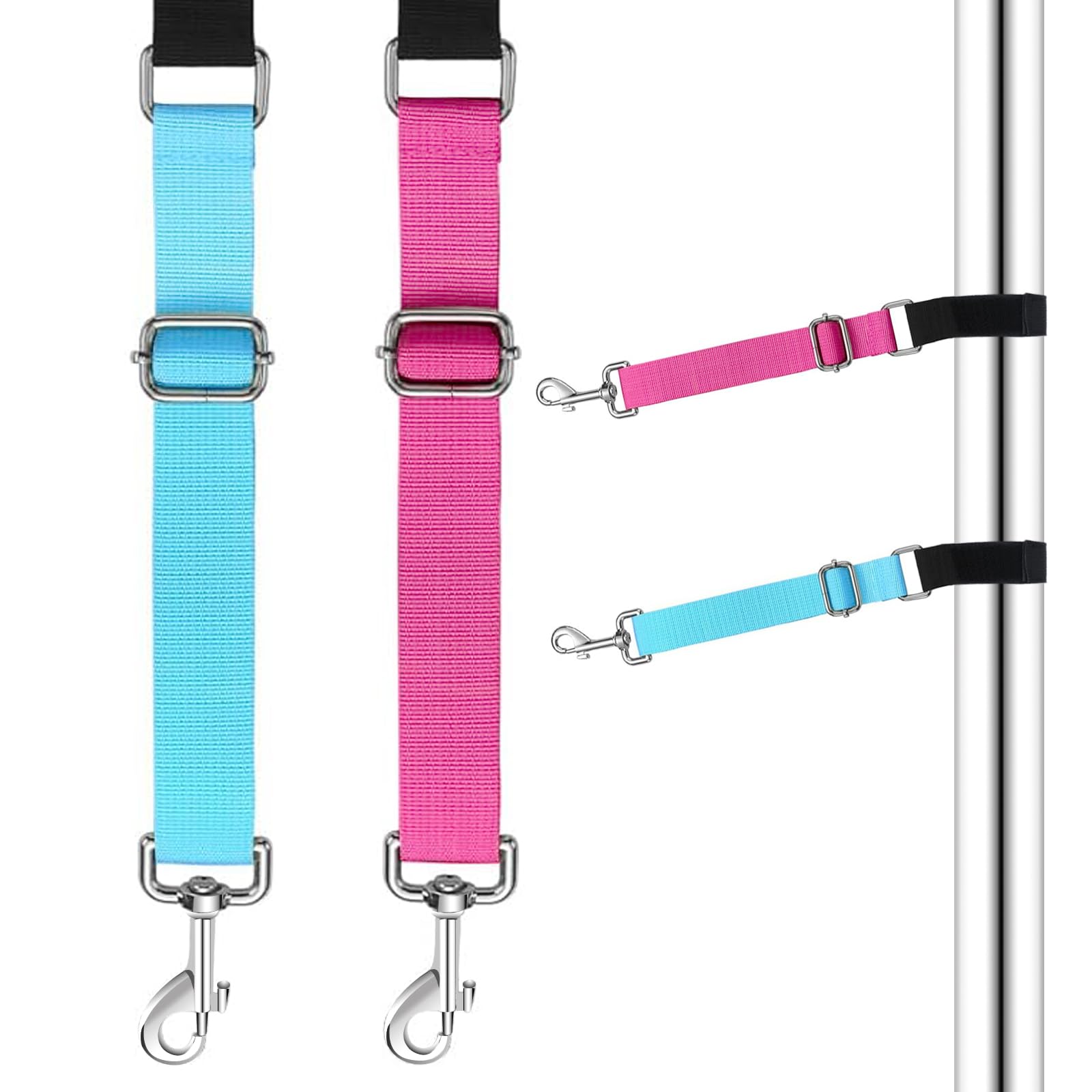 Cuteabc Pet Dog Grooming Arm Accessories, 2 Pcs Stable Grooming Arm Extender,Extension Strap Groomers Helper Grooming Loop,Dog G