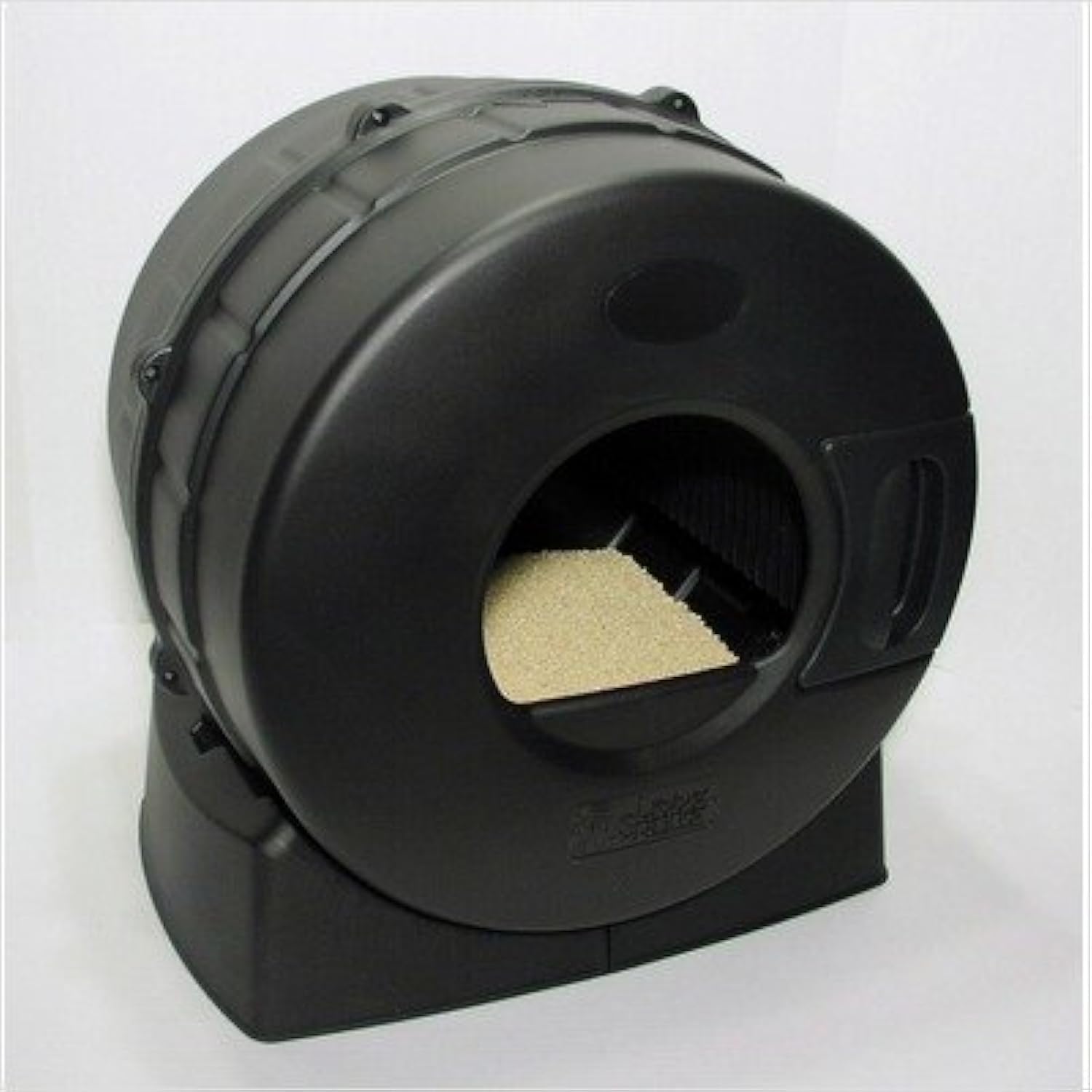 Litter Spinner Cat Litter Box, Black 18X20X14.5 Inches