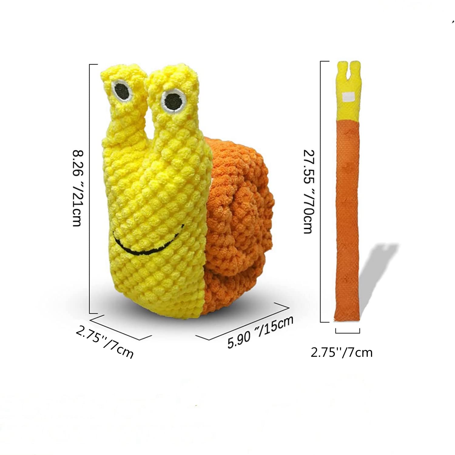 Haichen Tec Ferret Squeaky Snuffle Toy Treat Dispensing Foraging Puzzle Enrichment Plush Teething Chew Toys For Stress Release F