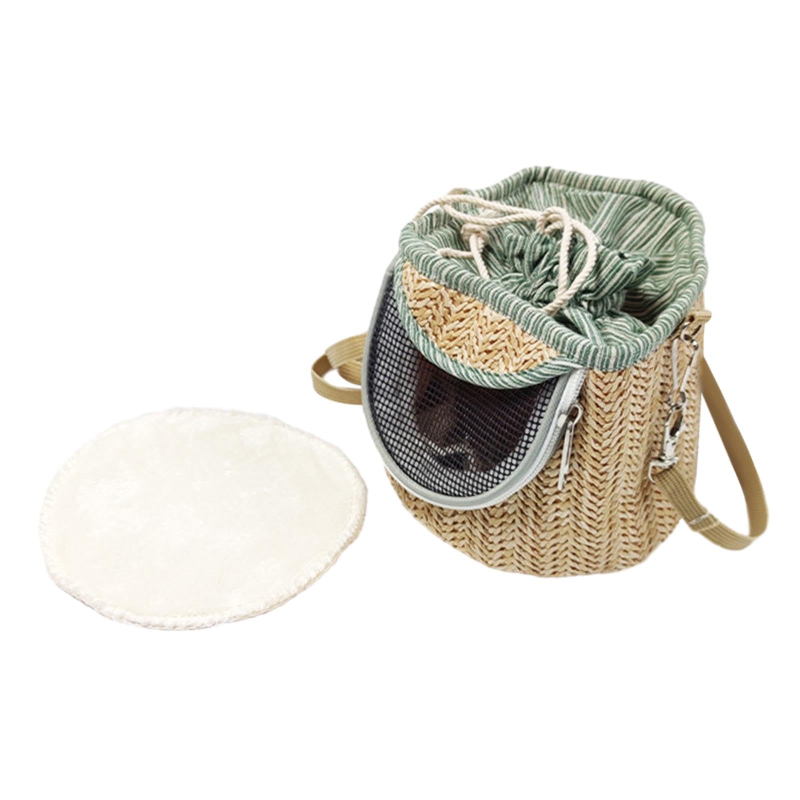 ATORSE Bird Carrier Bag Travel Shoulder Bag for Parakeets Budgerigars Small Parrots Light Green| Pet Supplies|Bird Supplies|Cage
