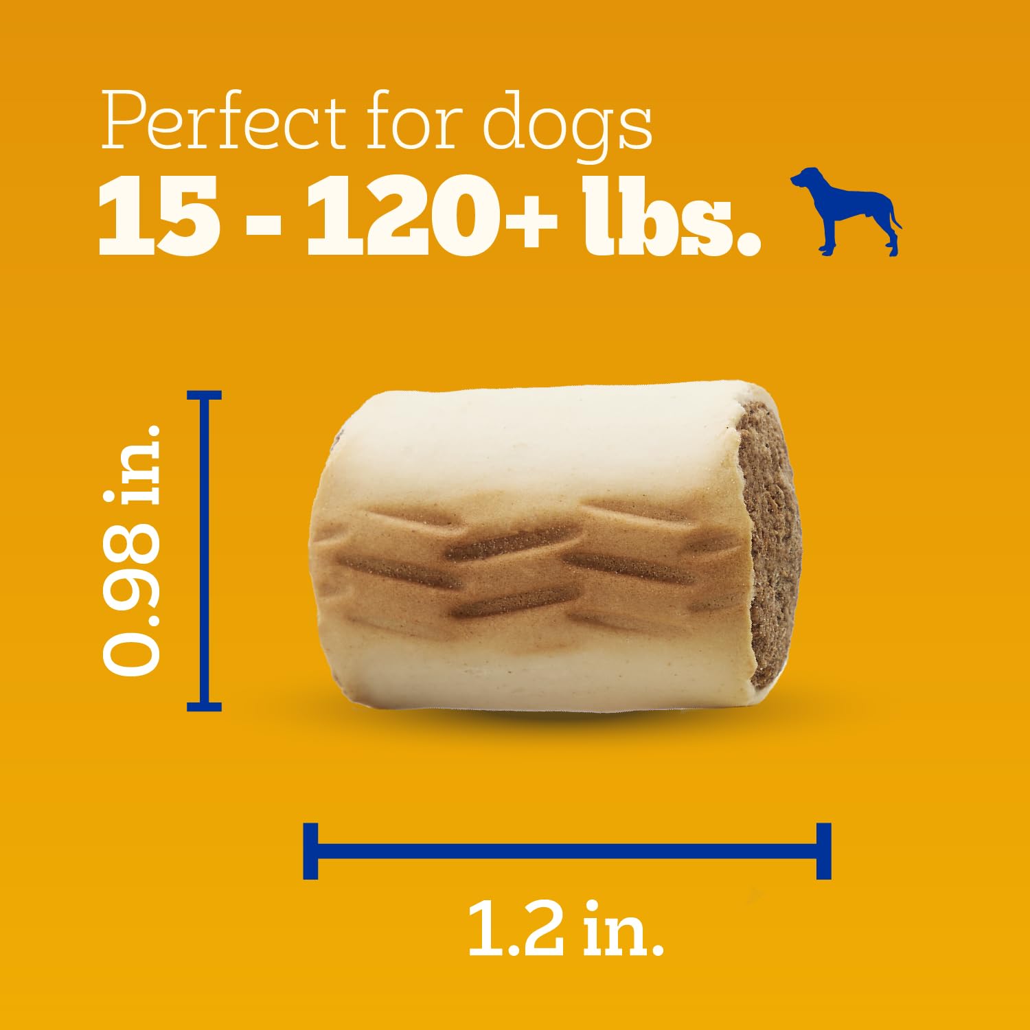 PEDIGREE MARROBONE Dog Treats Real Beef Flavor Crunchy Dog Biscuit, 6 lb. Pack