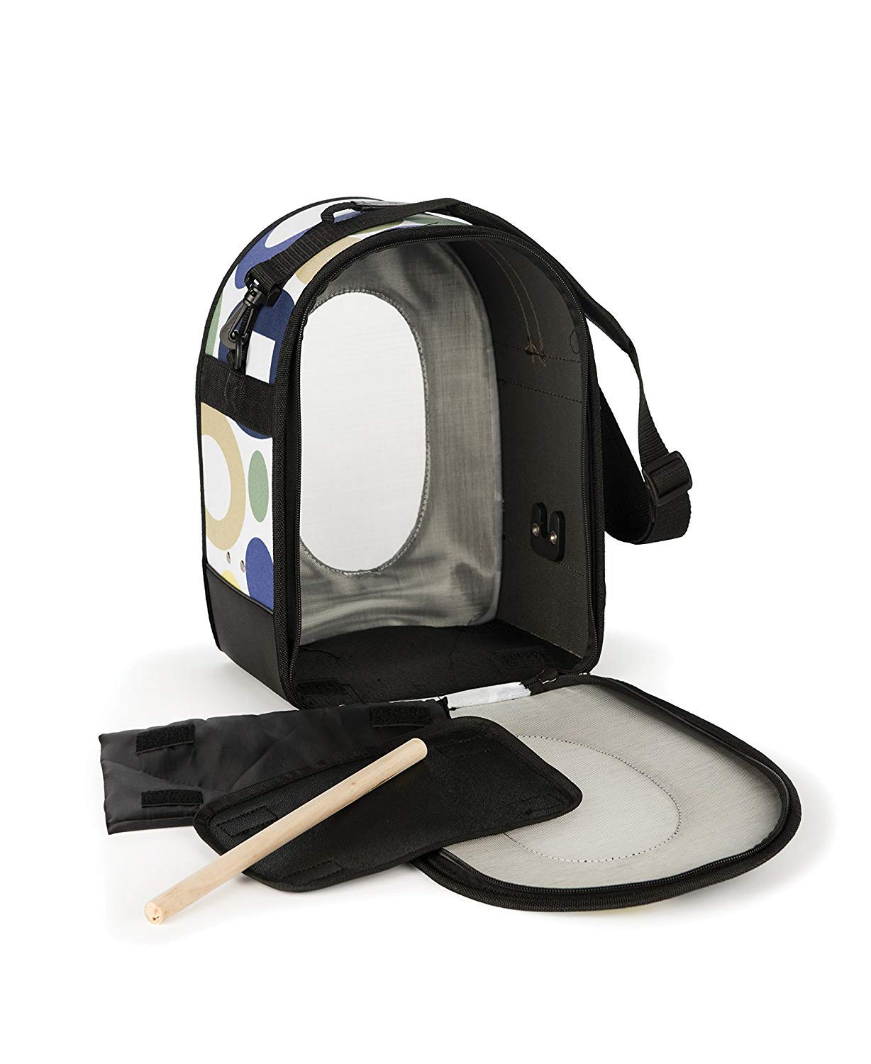 Prevue Pet Products Soft Sided Bird Travel Carrier With Perch Small, Multicolor