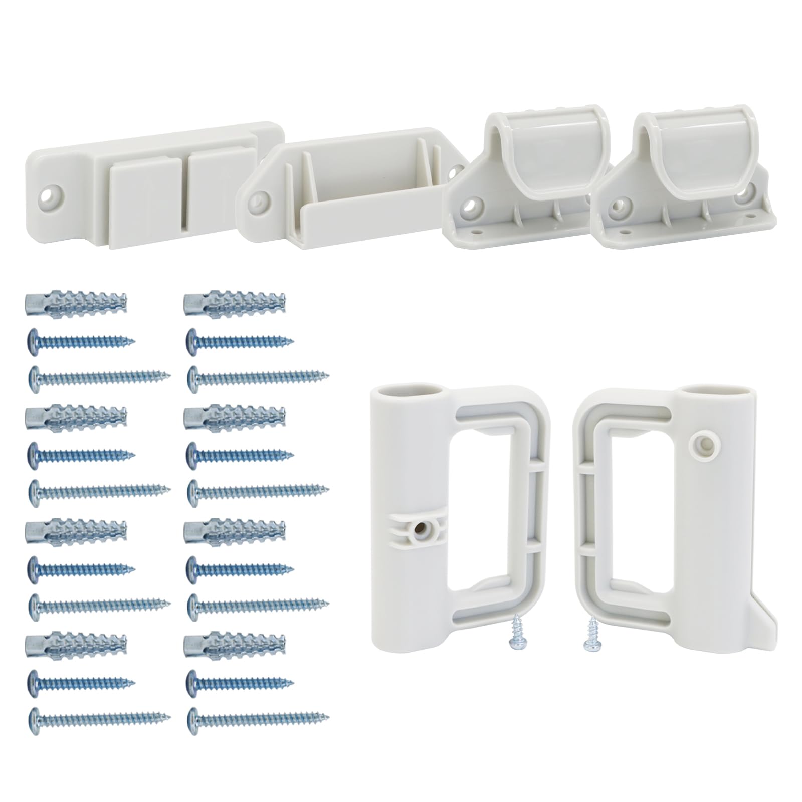 KISKIZ Extra Long Baby Gate Replacement Parts Kit Retractable Baby Gates Extra Wide Dog Gate Full Set Accessories Extra Wide Bab