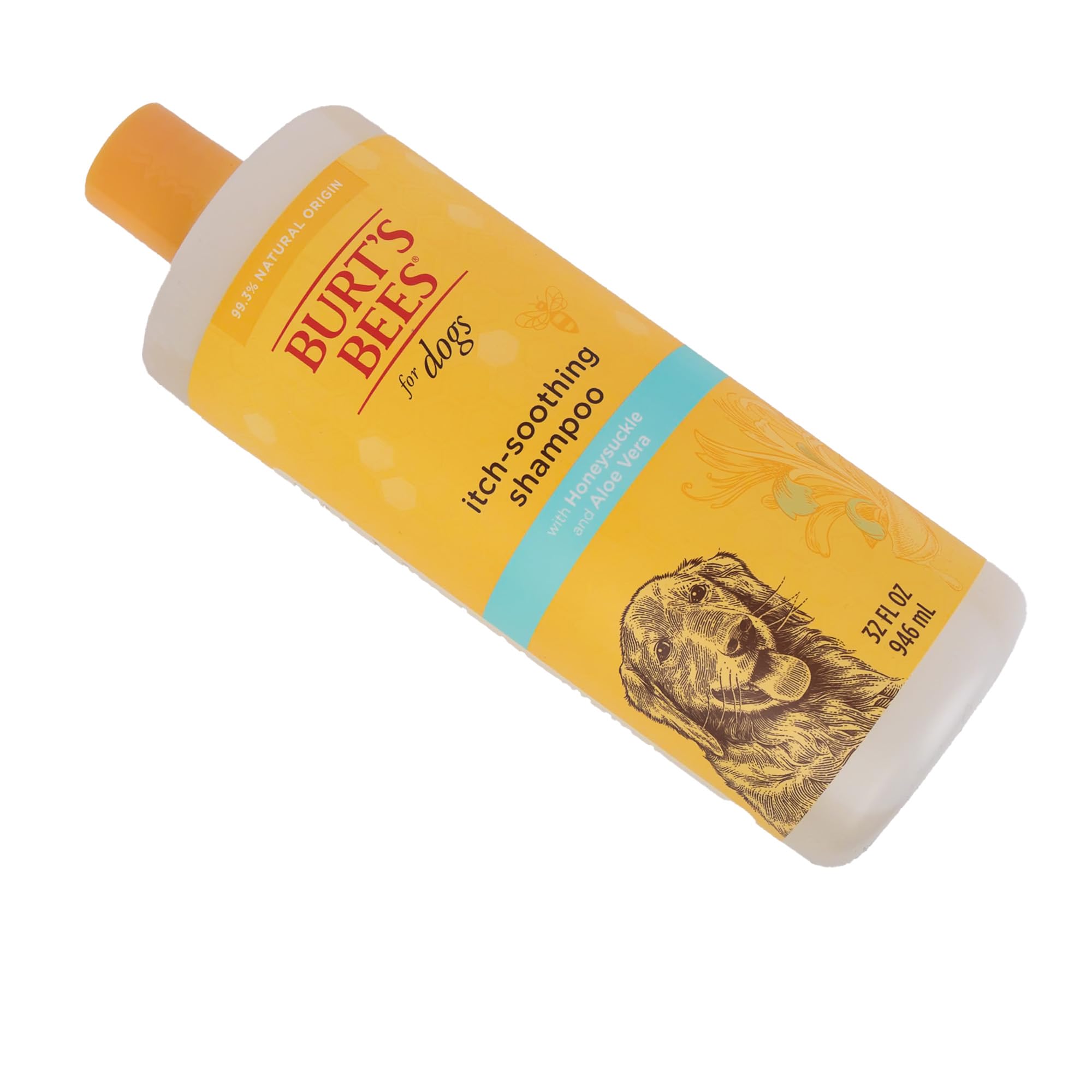 Burt'S Bees For Pets Itch Soothing Shampoo With Honeysuckle, 2Pk, 95% Natural Origin Formulas, Dog Shampoo For Itchy Dogs, Dog S