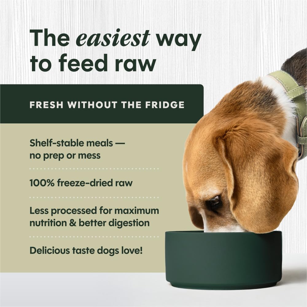 Instinct Raw Meals Freeze-Dried Pollock Dog Food, 14 oz. Bag