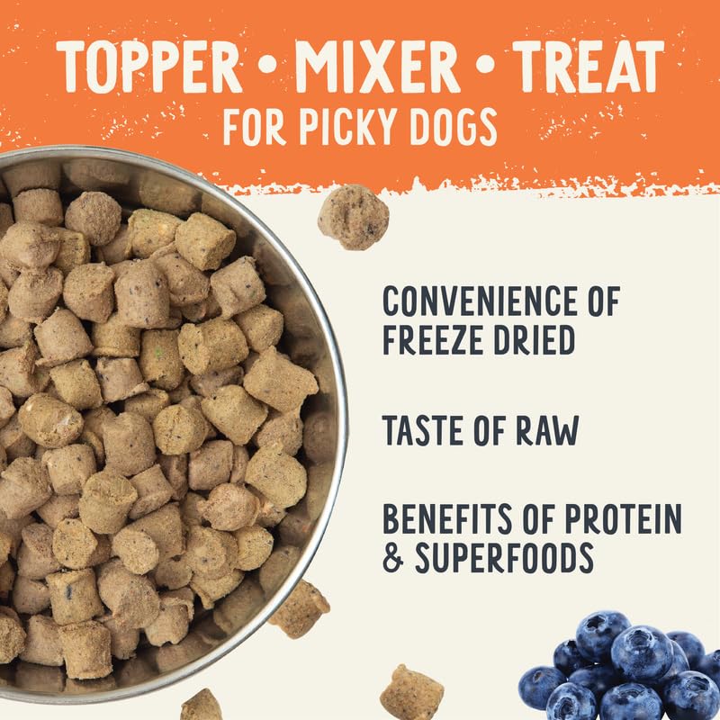 Health Extension SuperBites Freeze-Dried Raw Chicken Meal Mixer for Dogs, (12 oz, 340.2 g) - Premium Blend with Raw Proteins and