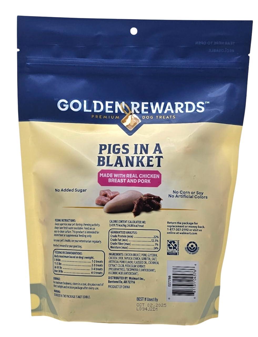 Golden Rewards Pigs in A Blanket - 16oz Bag - 2 Pack
