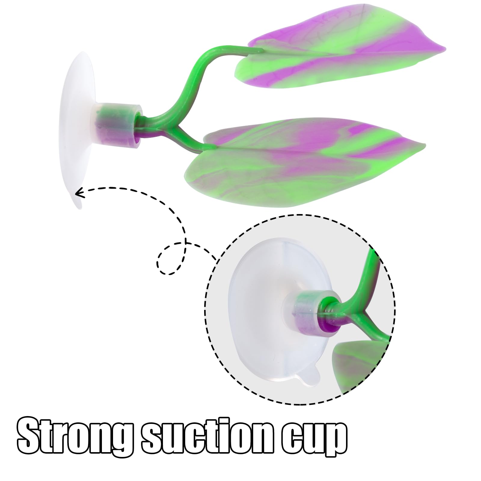 SLSON 2Pack Betta Bed Leaf Hammock Soft Silicone Leaf Pad for Betta Fish Rest Aquarium Plant Ornaments Fish Tank Decorations