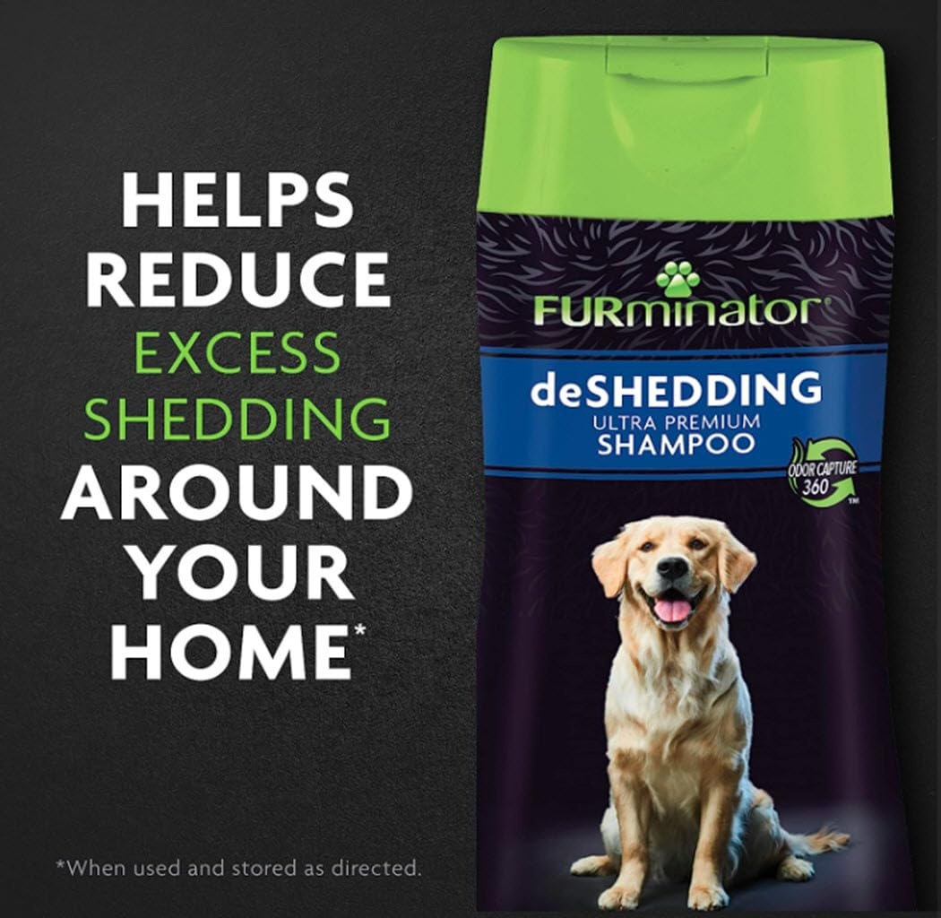Furminator® Deshedding Ultra Premium Shampoo & Conditioner Bundle. 16Oz.