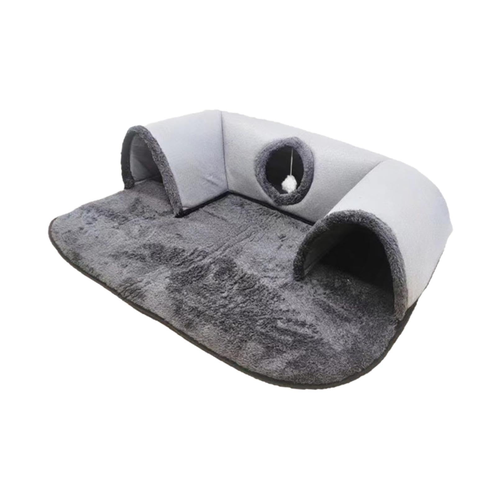 Myaddiction Winter Warm Cat Tunnel Bed Playing Hut For Indoor Cats Outdoor Small Animals S