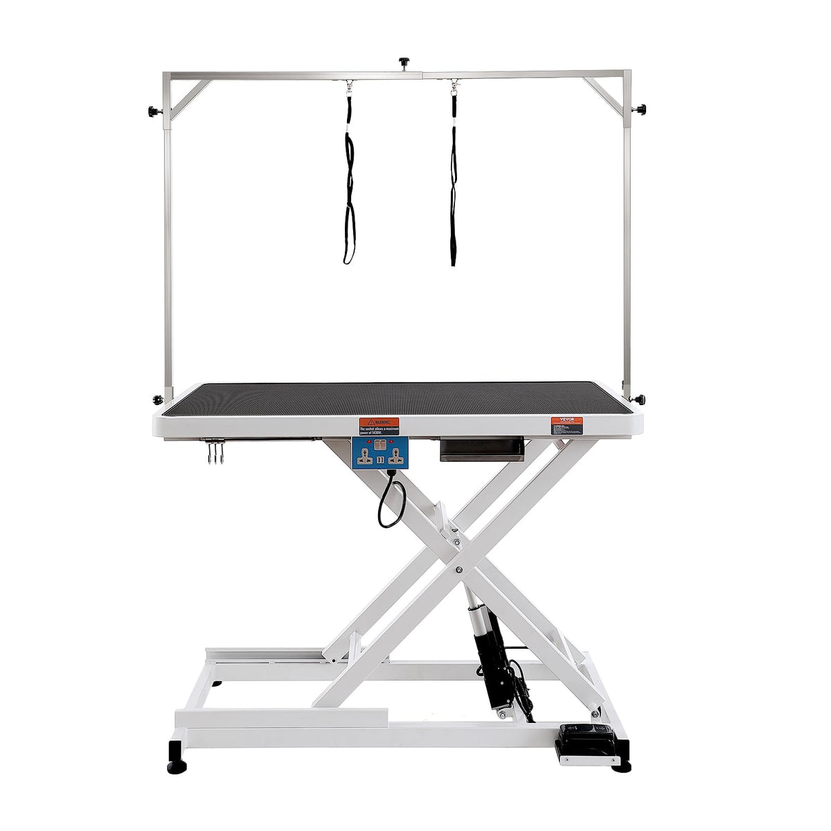 Vevor 50' Electric Pet Grooming Table, Heavy Duty Dog Grooming Arm For Large Dogs, Height Adjustable Dog Grooming Station, Anti Slip Tabletop/Dog Grooming Station, Max Bearing 400Lbs