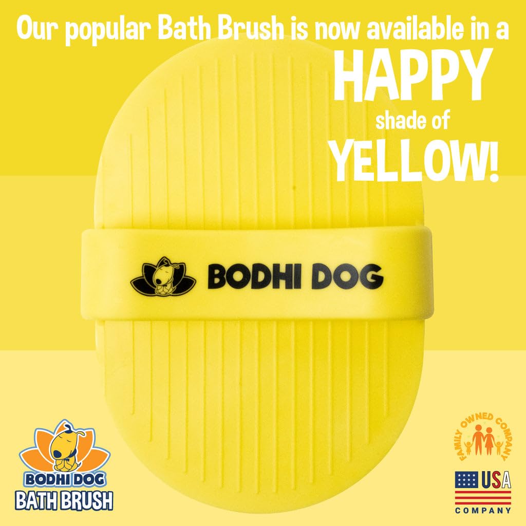 Bodhi Dog Shampoo Brush - Pet Grooming & Bath Supplies for Dogs and Cats - Bath Brush for Long & Short Hair - Premium Scrubber f