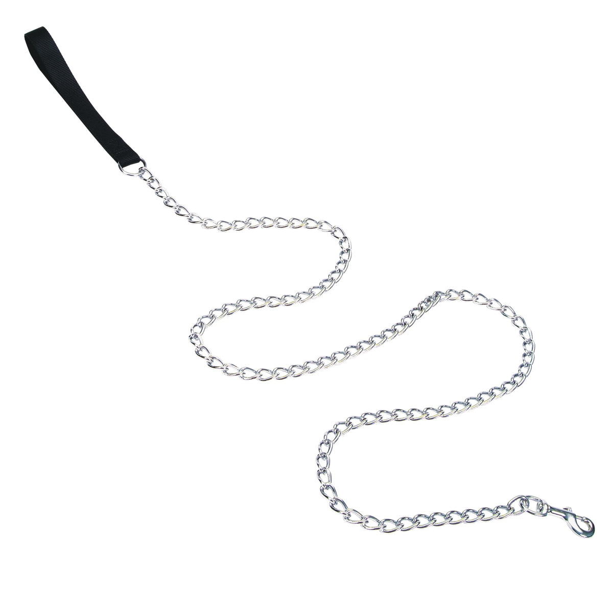 Coastal Pet Titan Chain Dog Leash With Comfortable Handle - Durable Metal Dog Leash - Heavy-Duty Dog Leash For Puppies & Dogs - Quality Dog Supplies - Black, 4 Mm X 4'