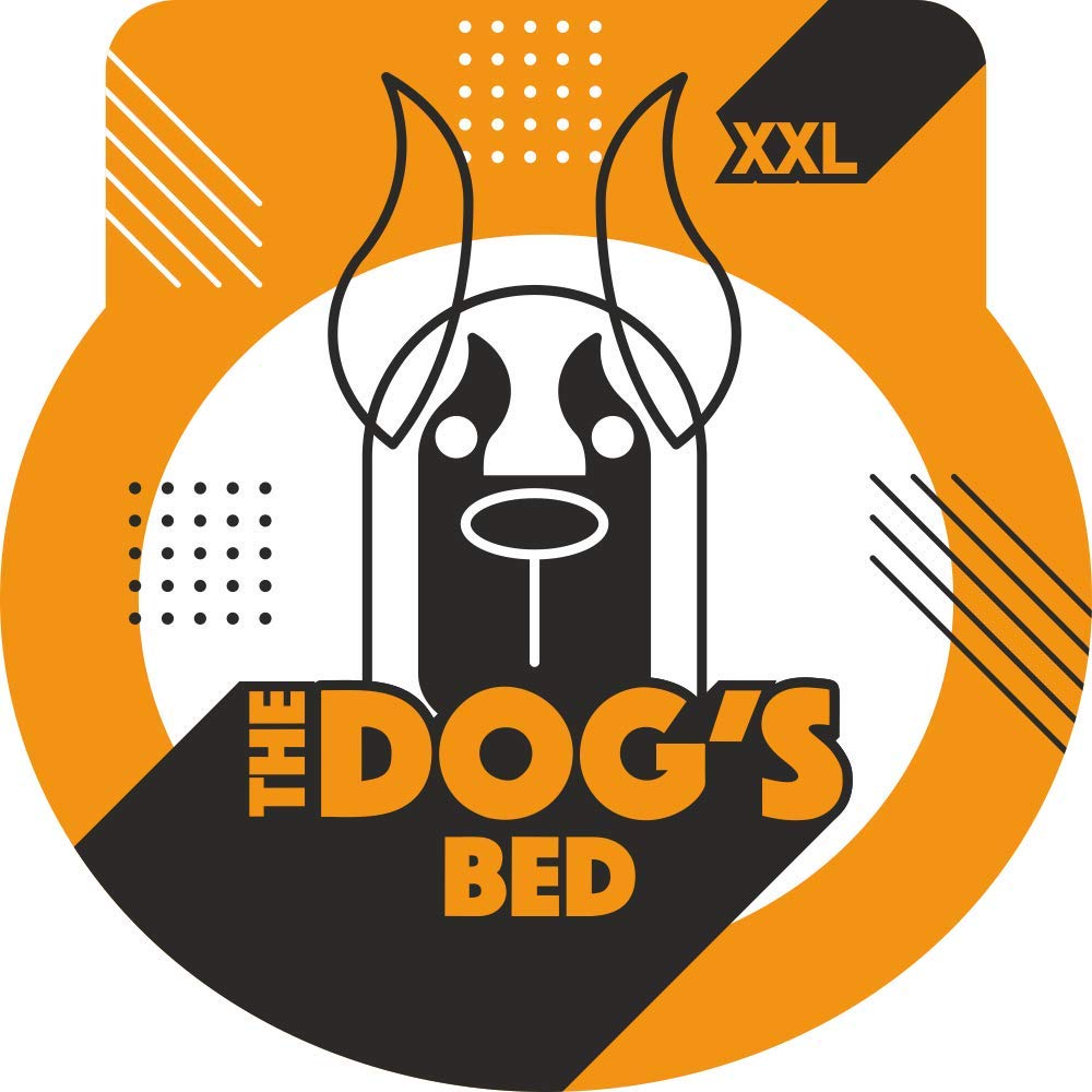 The DogAs Bed Orthopedic Memory Foam Dog Bed XXL greyBlack 54x36 Pain Relief for Arthritis Hip & Elbow Dysplasia Post Surgery La