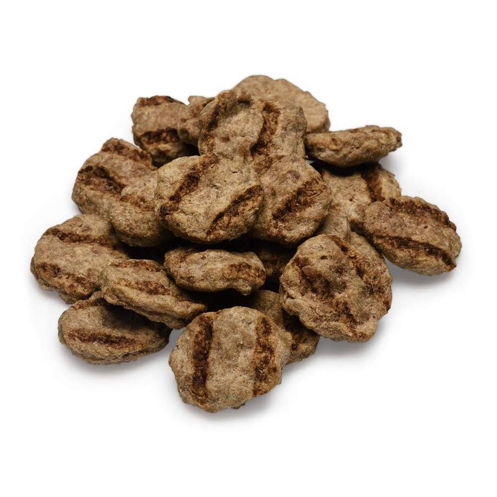 LIFE ESSENTIALS BY CAT-MAN-DOO Freeze Dried Sirloin Beef, Dog & Cat Treats, No Additives, No Preservatives -(6 OZ Bag)