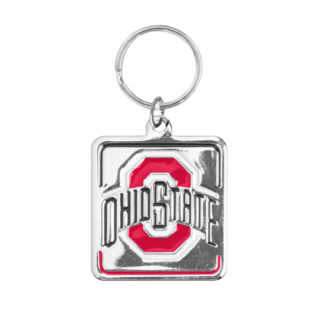 Little Earth Ncaa Ohio State Buckeyes Pet Collar Charmncaa Pet Collar Charm, Silver, 1.25' By 1.325'