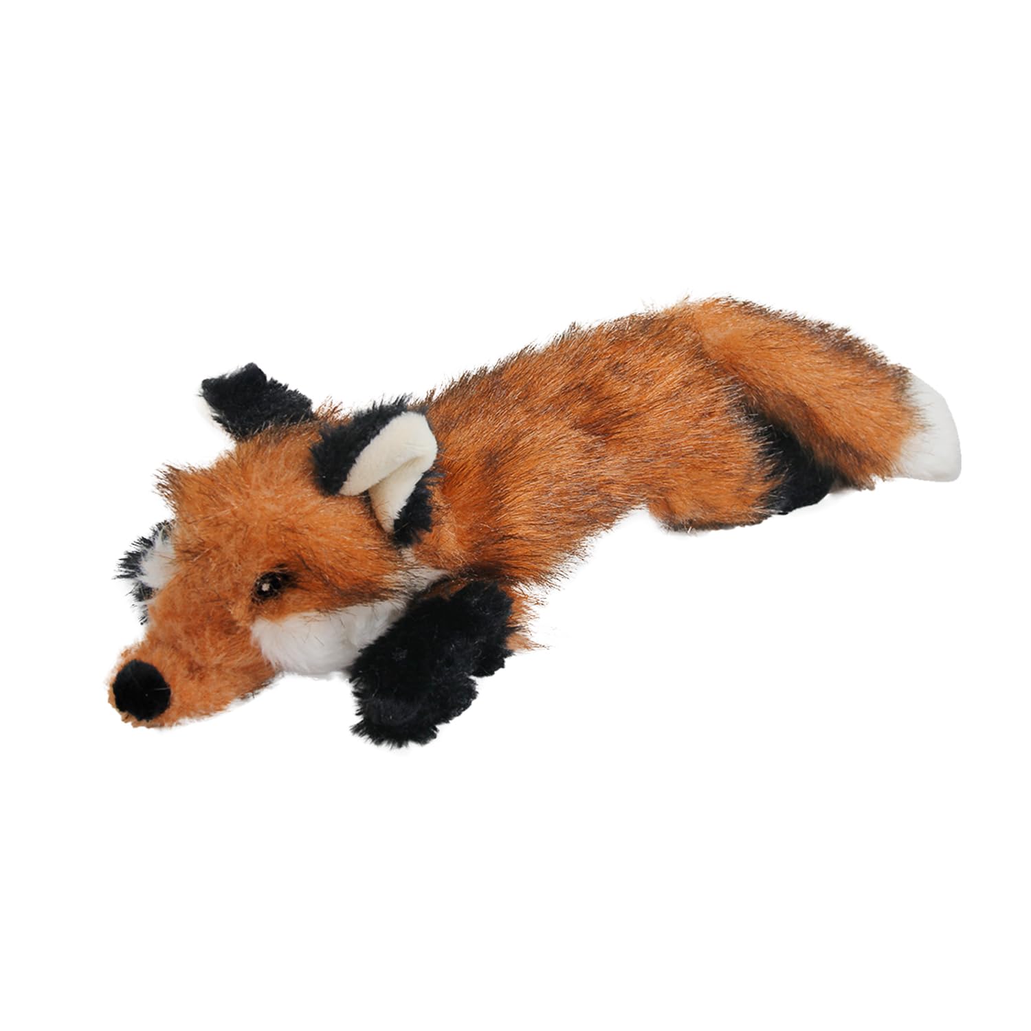 All For Paws Dog Squeaky Fox Toy, Stuffed Animal Pet Plush Toys Squeak Chew Toy For Dogs Large