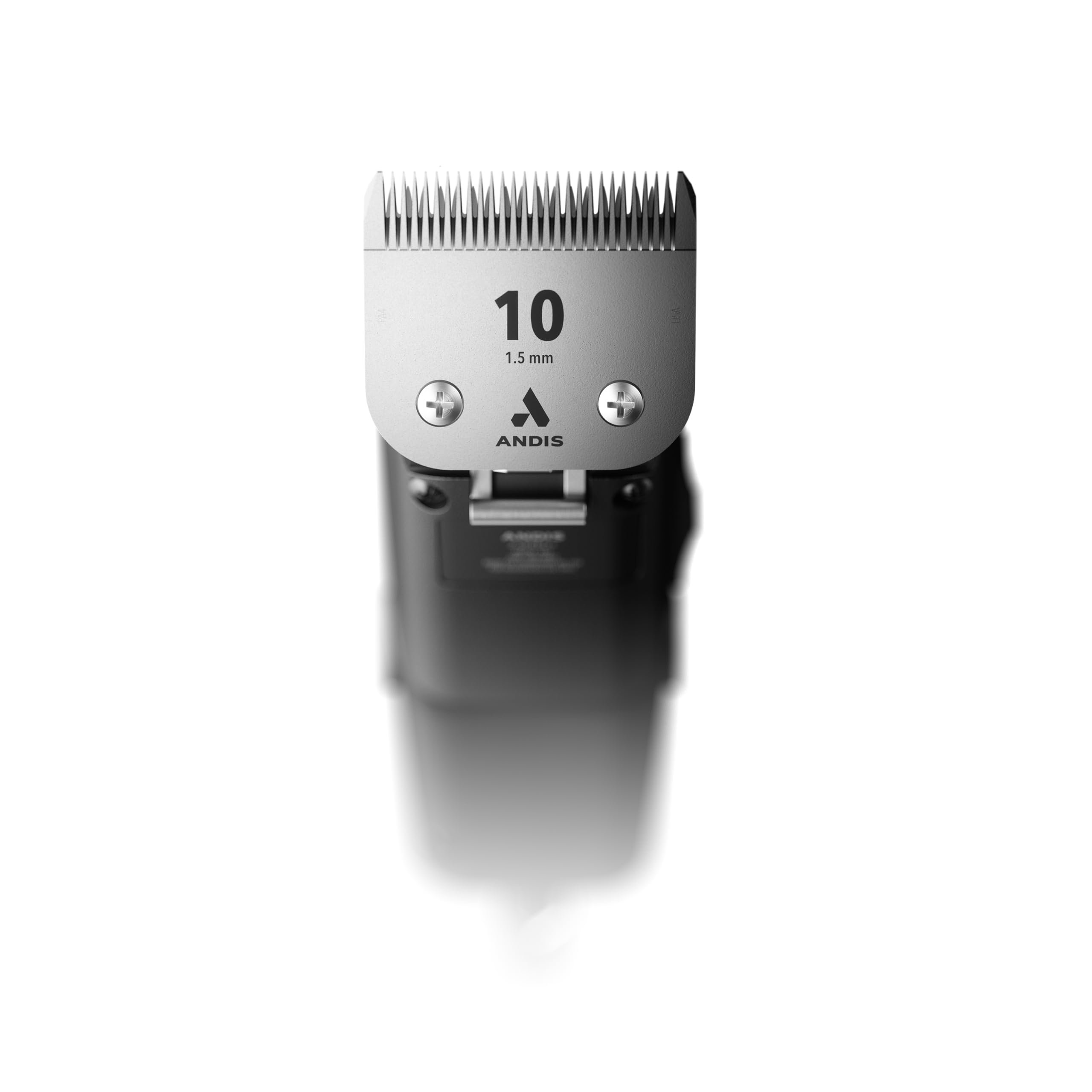 Andis 12845 Ultra-Light 2-Speed Detachable Blade Clipper for Dogs, Black, #10 Size, Professional-Grade Grooming Tool