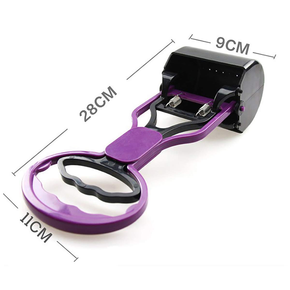 Pet Pooper Scooper For Dogs Cats Non-Breakable High Strength Material Durable Spring Easy Pick Up Grass Gravel Jaw Claw Rake For