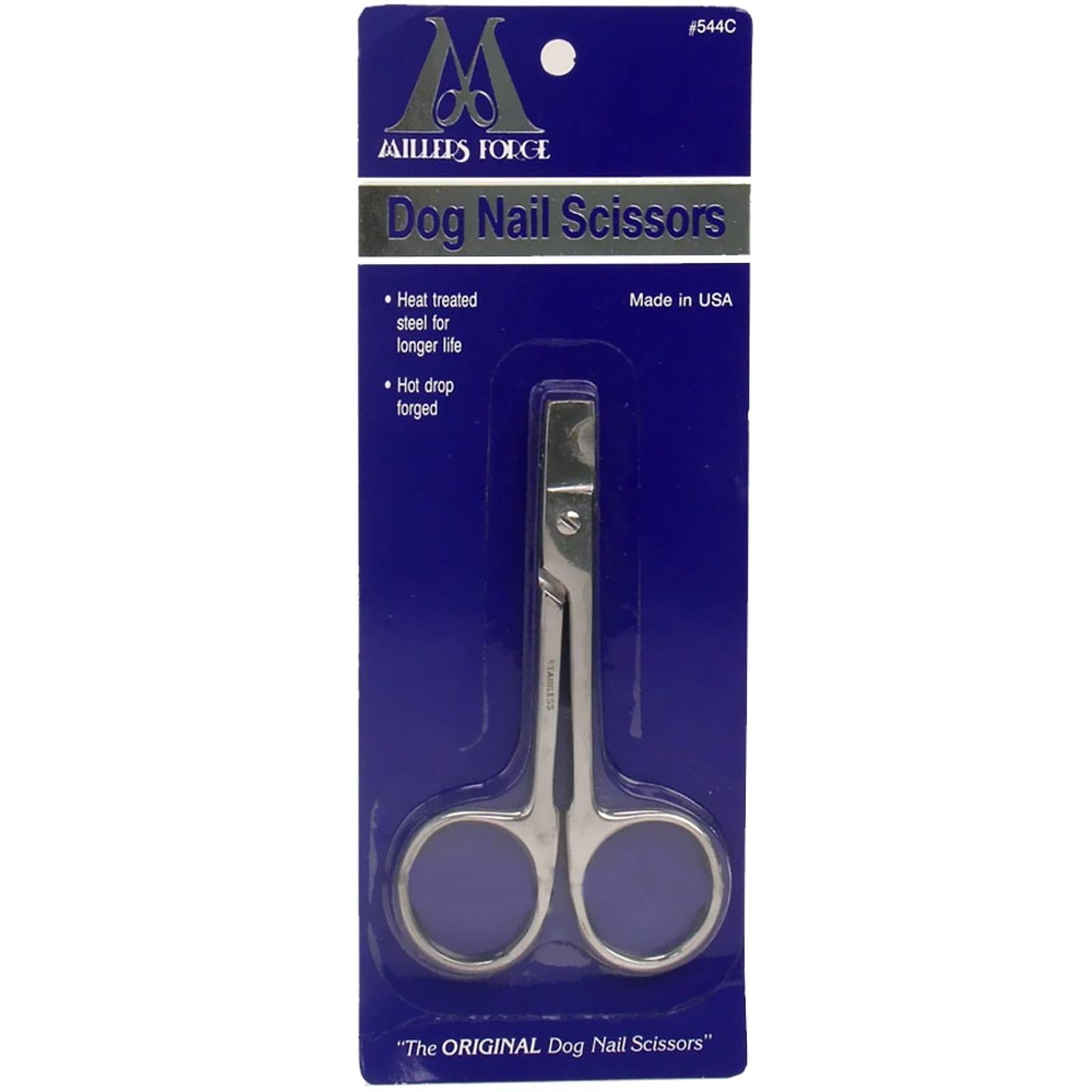 Millers Forge Dog Nail Scissors, 4-1/4-Inch, Straight