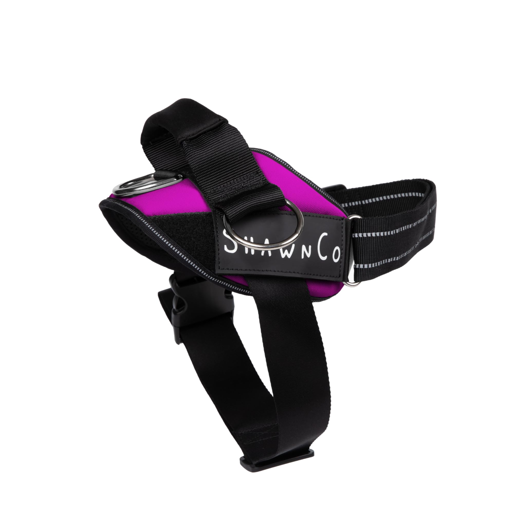 ShawnCo Essential Pro Dog Harness, No-Pull Pet Vest with 3 Leash Clips and Removable, Reflective Side Patches, Adjustable and Pa