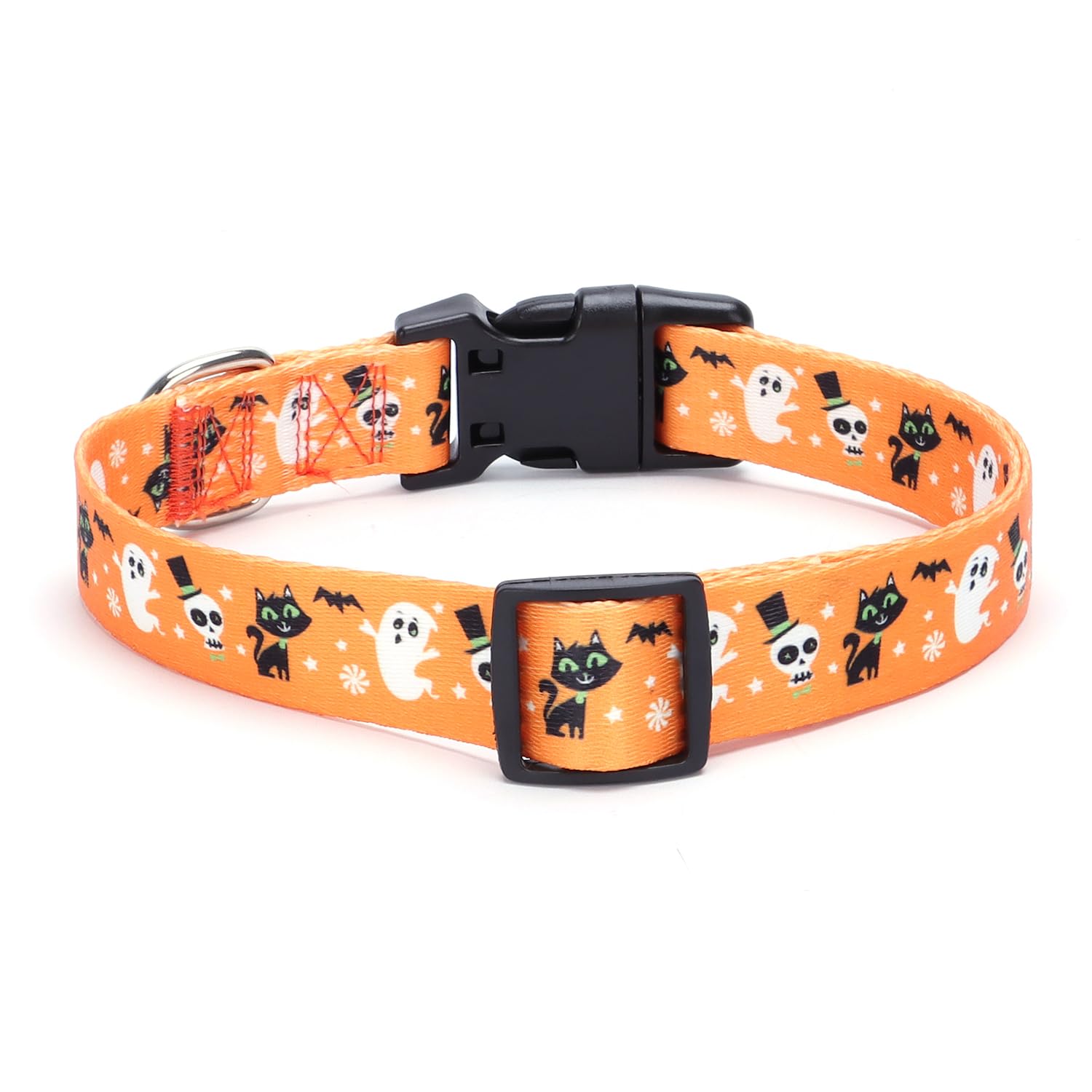 Moonpet Halloween Fall Dog Collars For Large Dogs-Cute Soft Adjustable Boys Girls Male Female Dog Pet Dog Collars-L